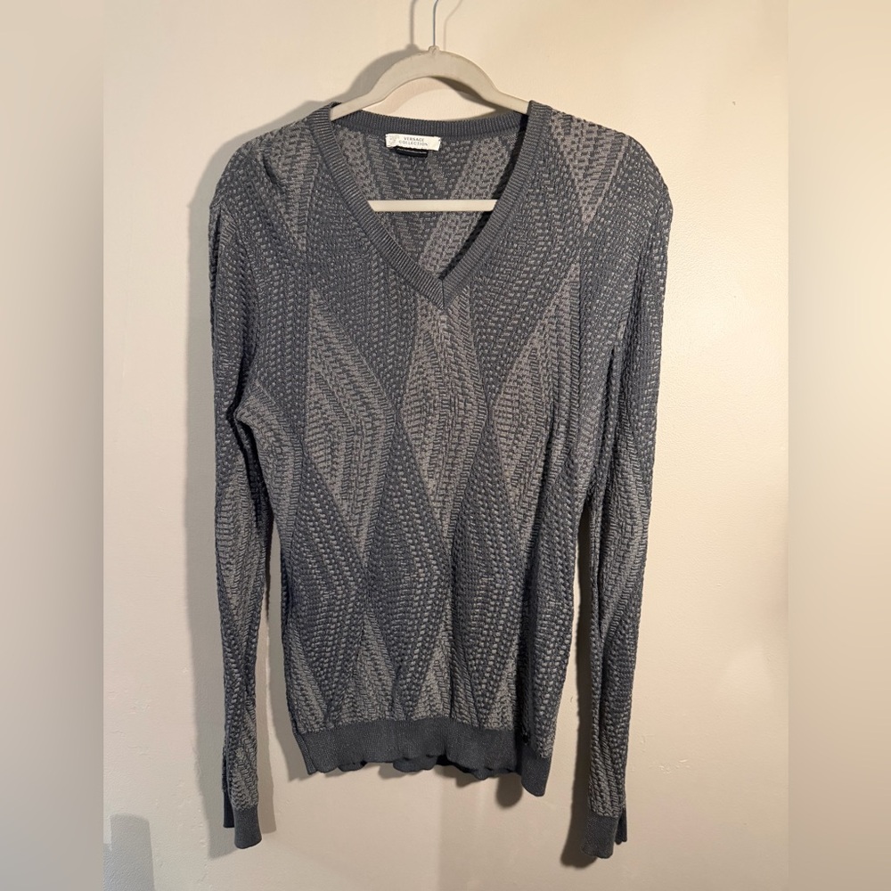 Versace Collection Man MAGLIA SCOLLO V-Authentic
